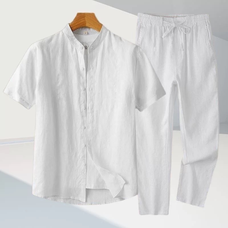 Ensemble chemise et pantalon l - Linen Shirt Breathable avis et prix