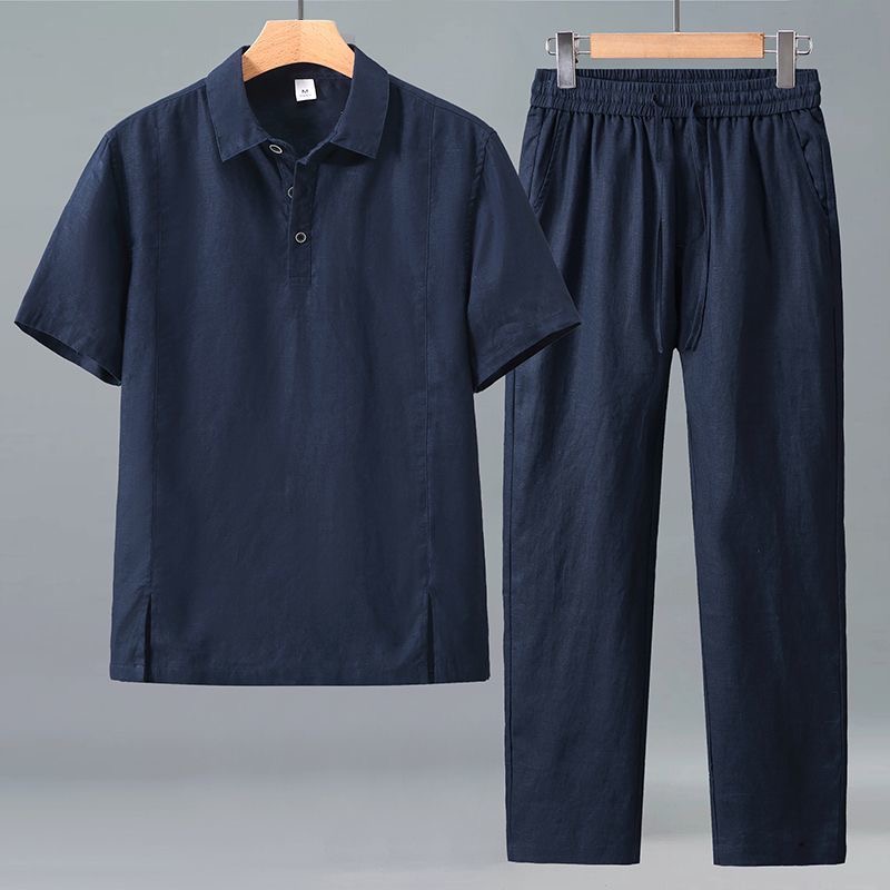 Ensemble deux pièces décontrac - Short Linen Drawstring avis et prix