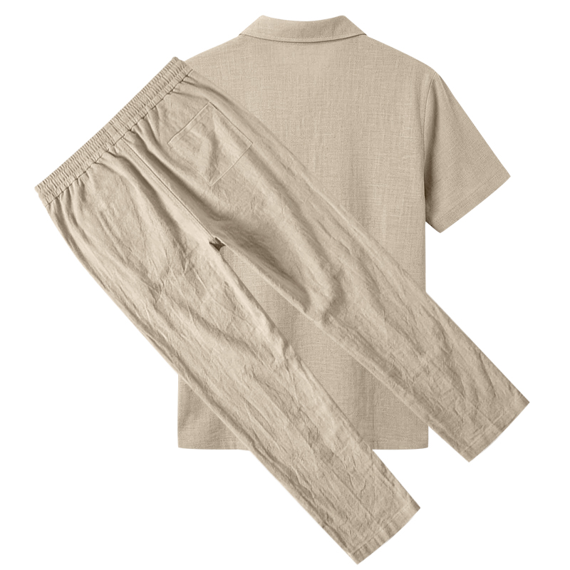 Ensemble polo 2 pièces pour ho - Short Linen Drawstring avis et prix